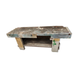 Vintage wooden workbench