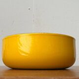 Yellow enamel bowl mid-century by Kaj Franck for Wärtsila Arabia, Finland, 1960s.