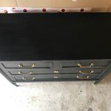 Chest of drawers Louis XVI black