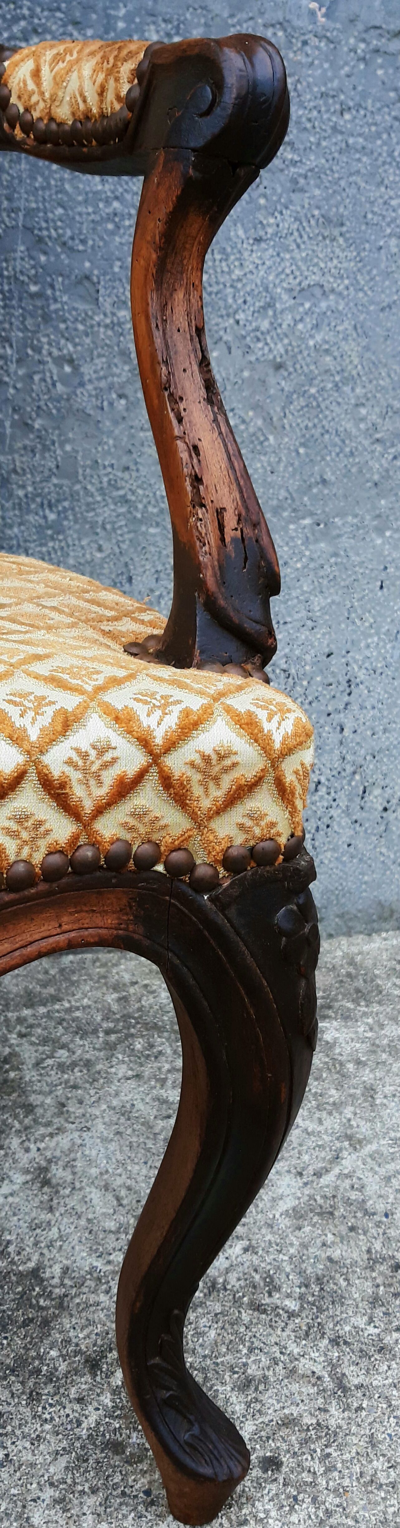 Louis XV Cabriolet armchair