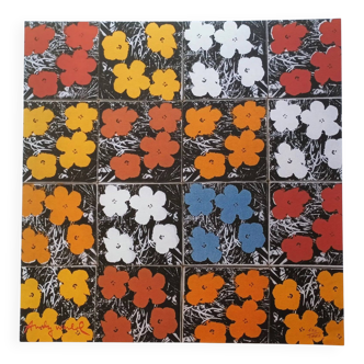 1986 Carnegie Museum of Art Lithographie d'Andy Warhol Fleurs de pavot