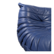 Michel Ducaroy Togo Loveseat in Blue Leather for Ligne Roset, France, 1980s