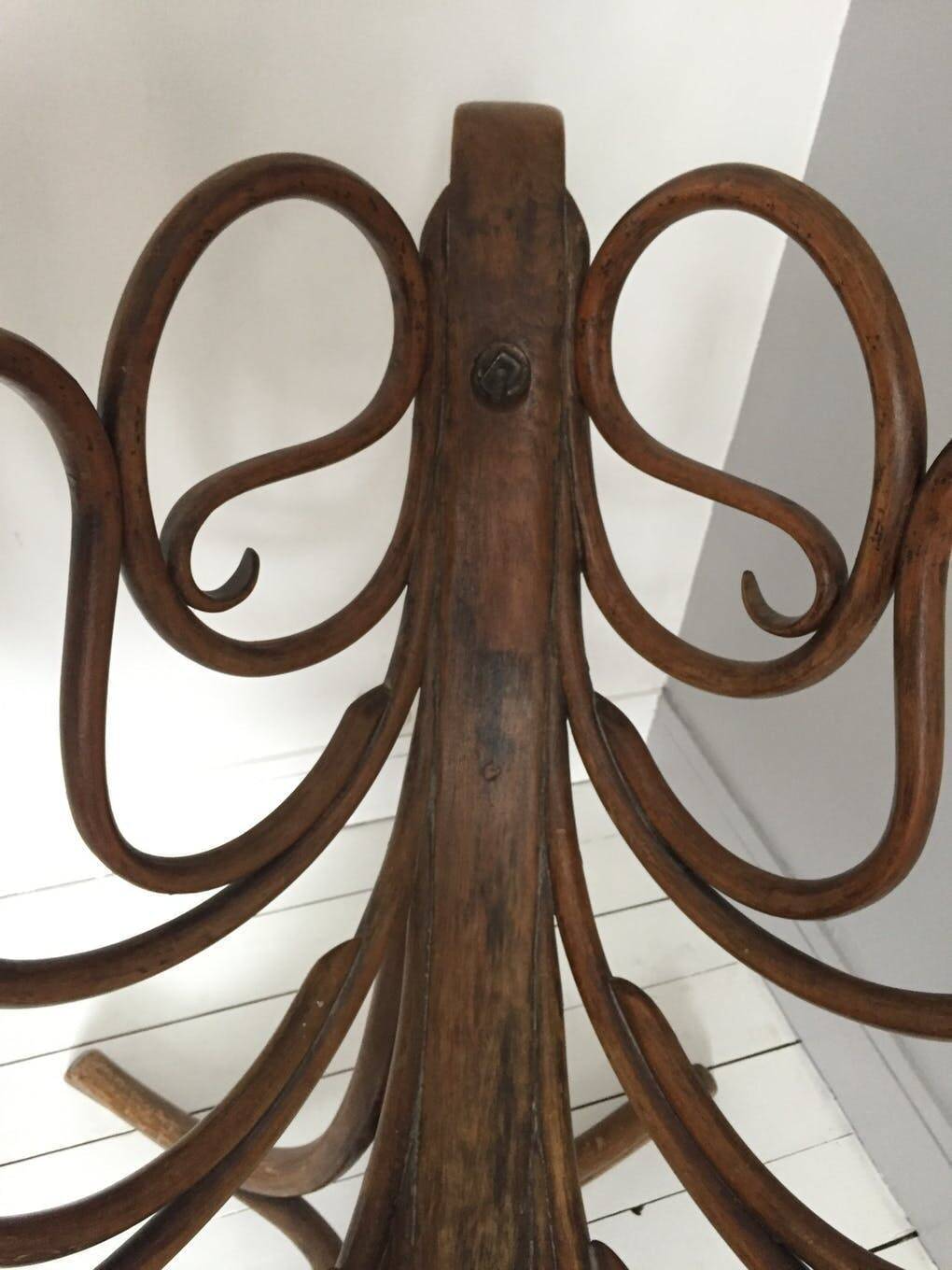 Vintage bentwood baby crib