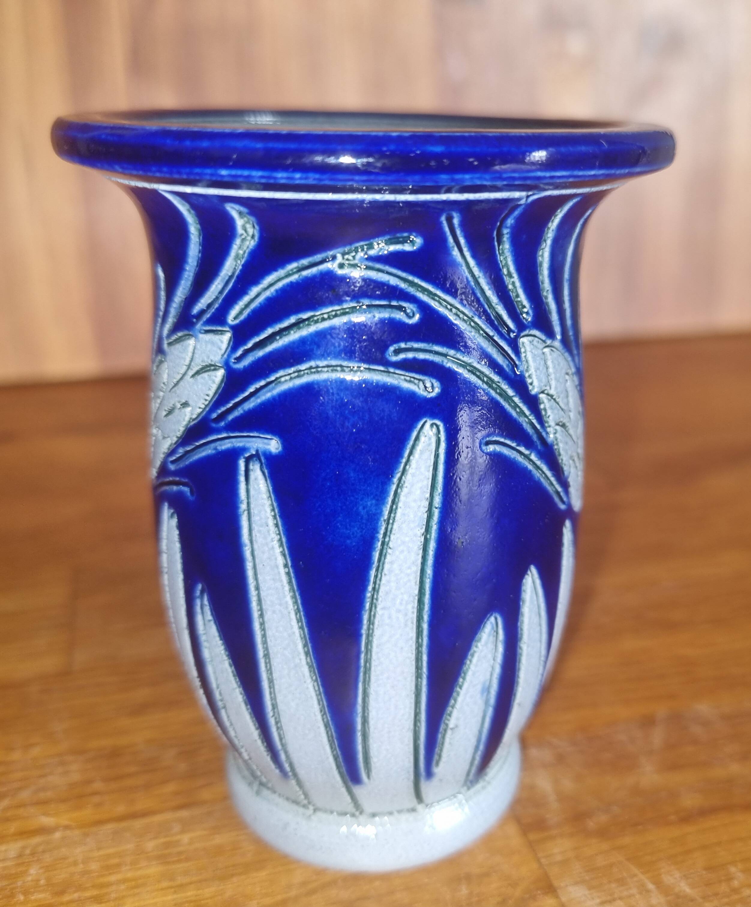 Small Burger Betschdorf vase, Alsace salt stoneware