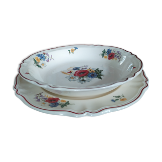 Sarreguemines 2-dish rustic model