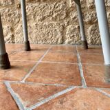 Vintage children's chair in wood and metal from the 50s/60s