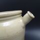 Grease pot with burgundy sandstone spout