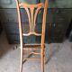 Low chair with high back, called nourishment period 1900, Art Nouveau
