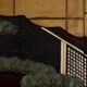 Paravent japonais Byobu à six panneaux sur papier période Edo 19ème