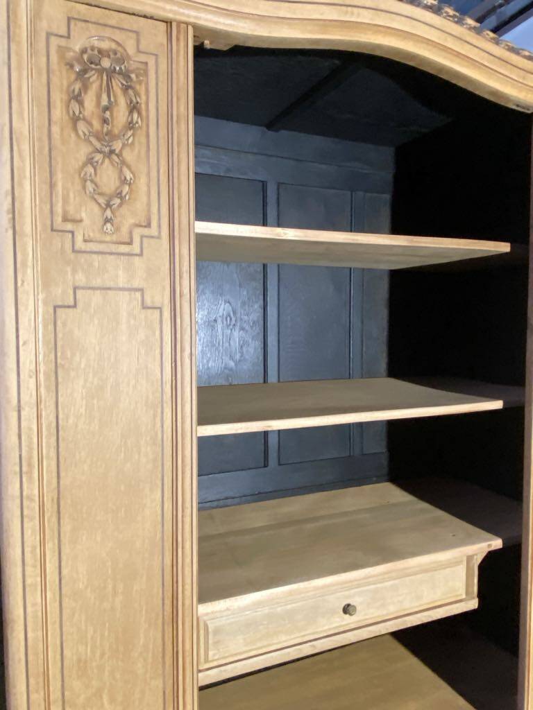 Sideboard, raw wood bookcase