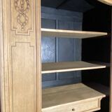 Dresser, bookcase in raw wood