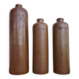 Wynand Fockink Amsterdam 1 liter and 1/2 liter stoneware bottles