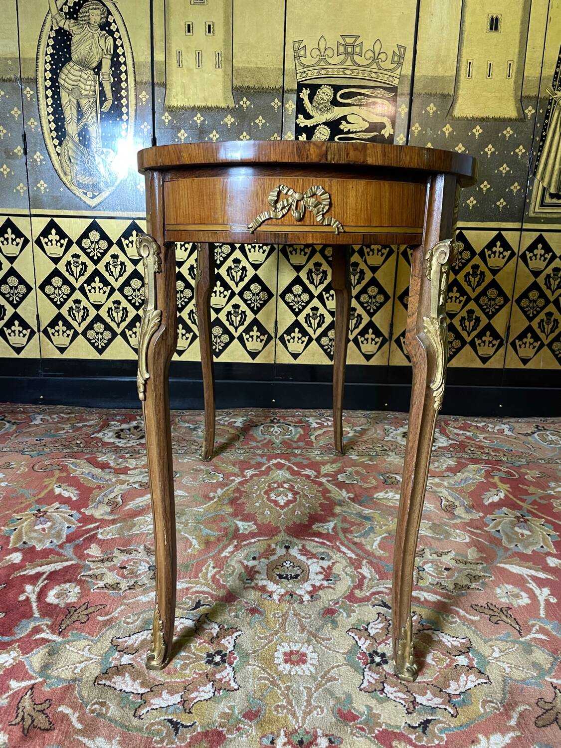 Coiffeuse en marquerterie style Louis XV - Transition