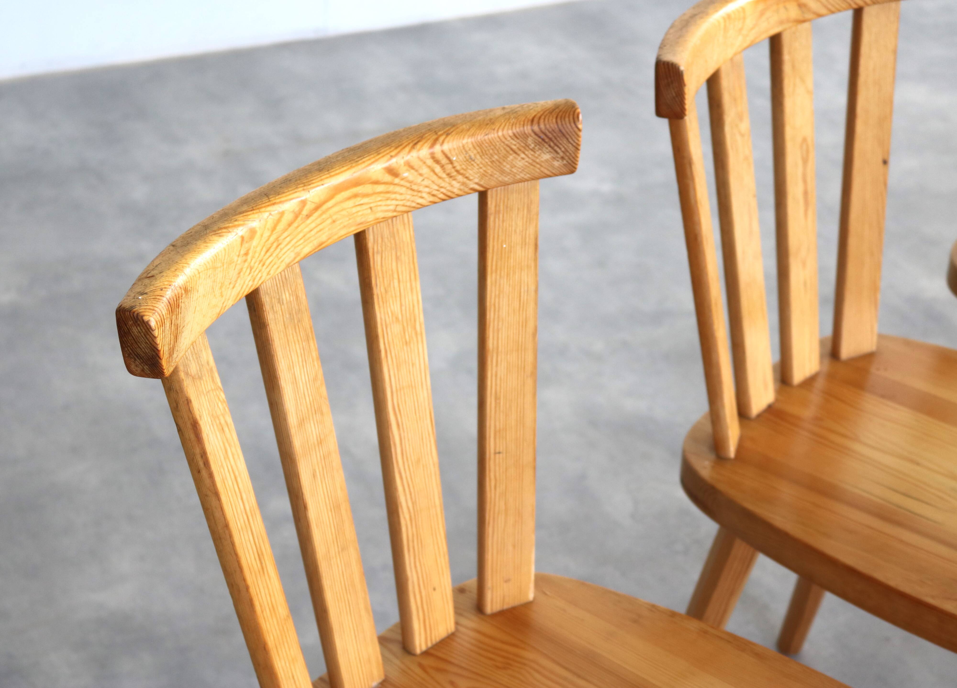 chaises vintage | chaises de salle à manger | pin | Suède