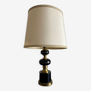 Lampe delmas noire et or