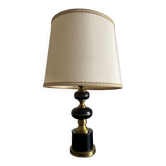 Black and gold delmas lamp