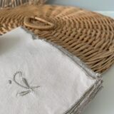 6 embroidered towels