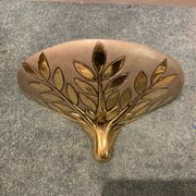Italian Art Brass Single Sconce, 1970s