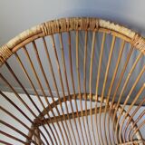 Shell vintage rattan chair