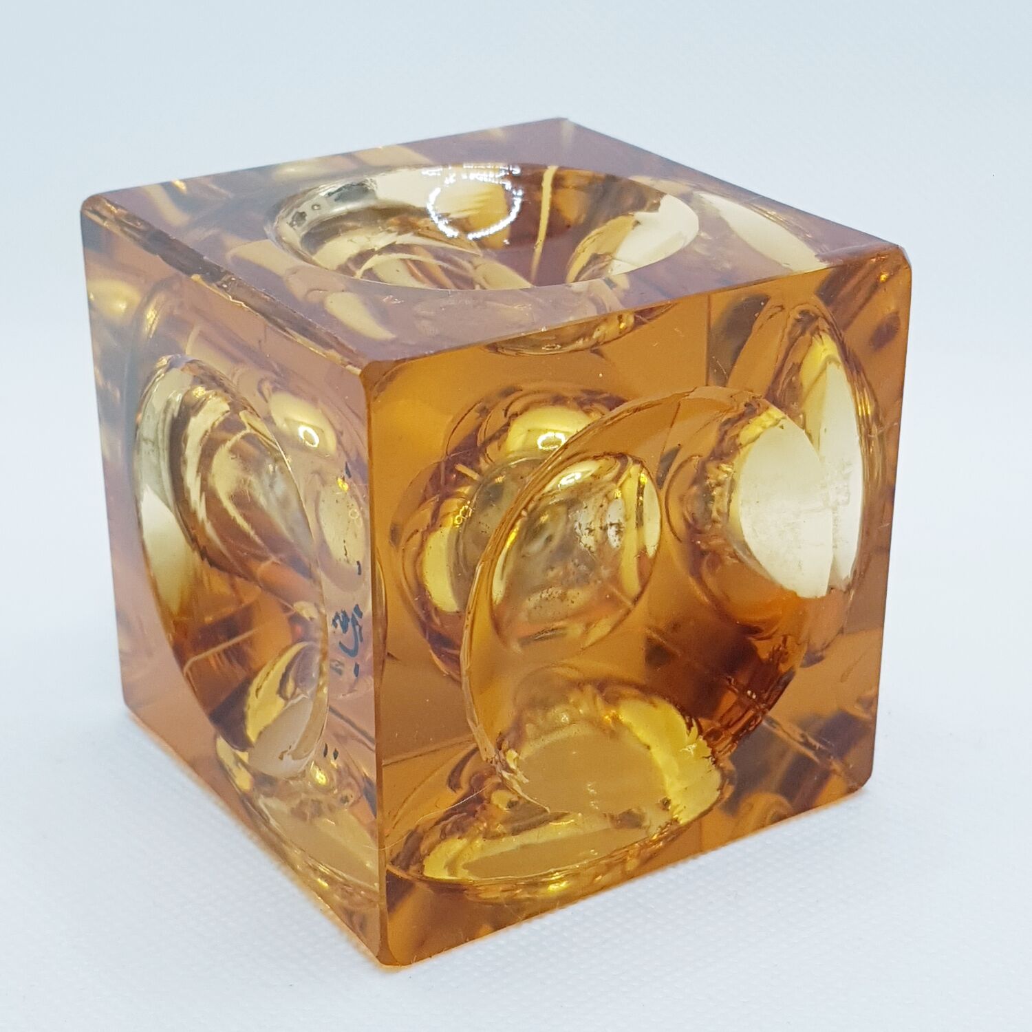 Cube prism glass lighter