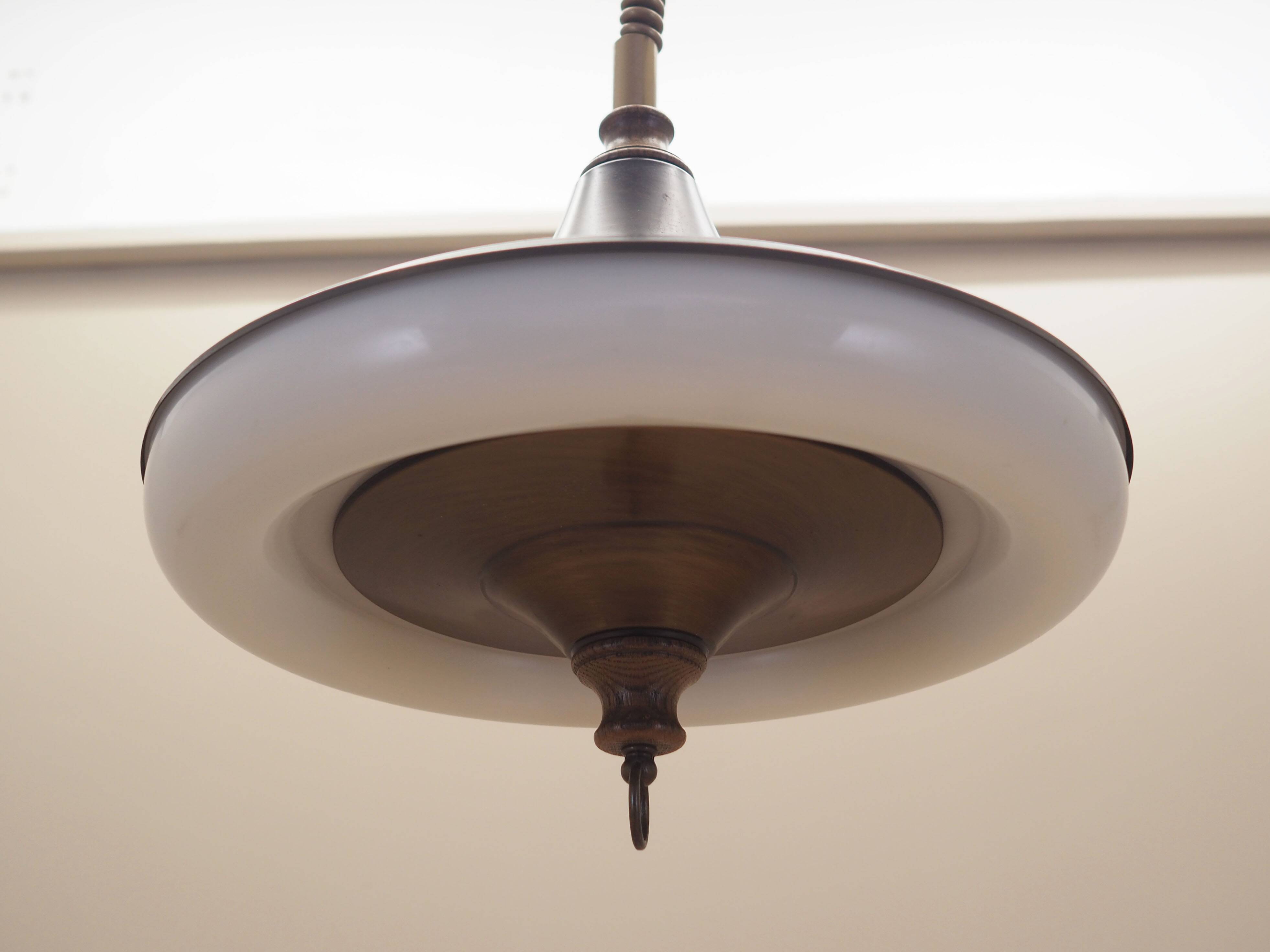 Pendant lamp, Danish design, 1980s, production: Denmark