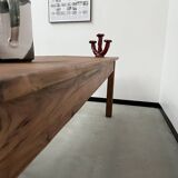 Table de ferme en pin 223 cm, années 70