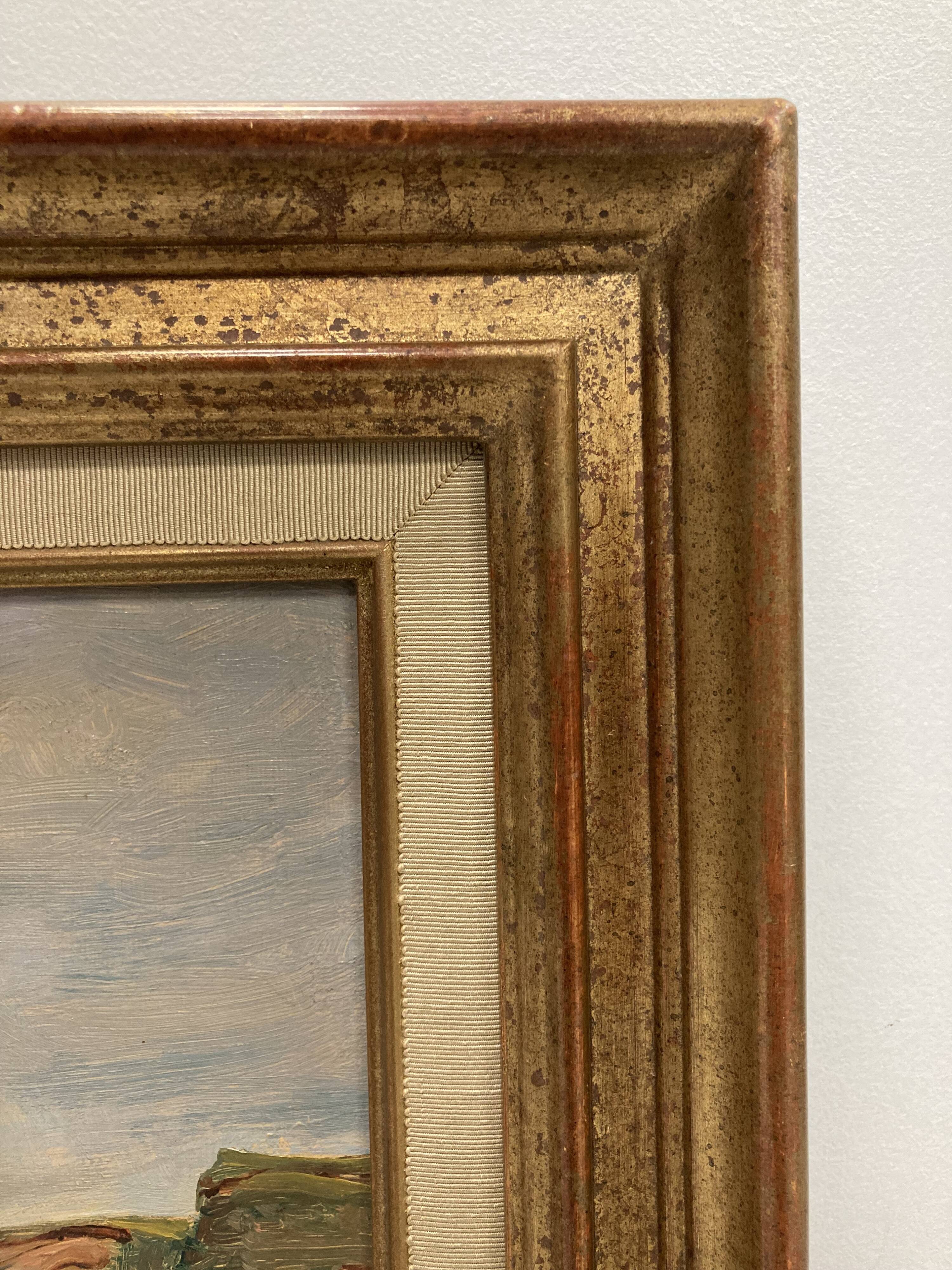 Vintage Seaside Painting