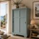 Parisian Art Deco wardrobe with sliding doors.