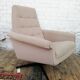 Armchair with Czech footrest, 1960, Munzar and Moravian