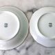 Plate service for 8 in Sologne porcelain