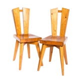 Paire de chaises Christian Durupt