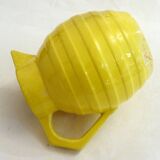 Art Deco pitcher from the 1950s in Orchies earthenware.