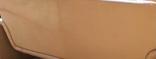 High-end leather sofa, beige De Sede sofa