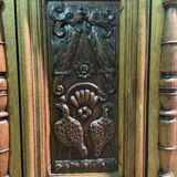 Renaissance style carved oak sideboard