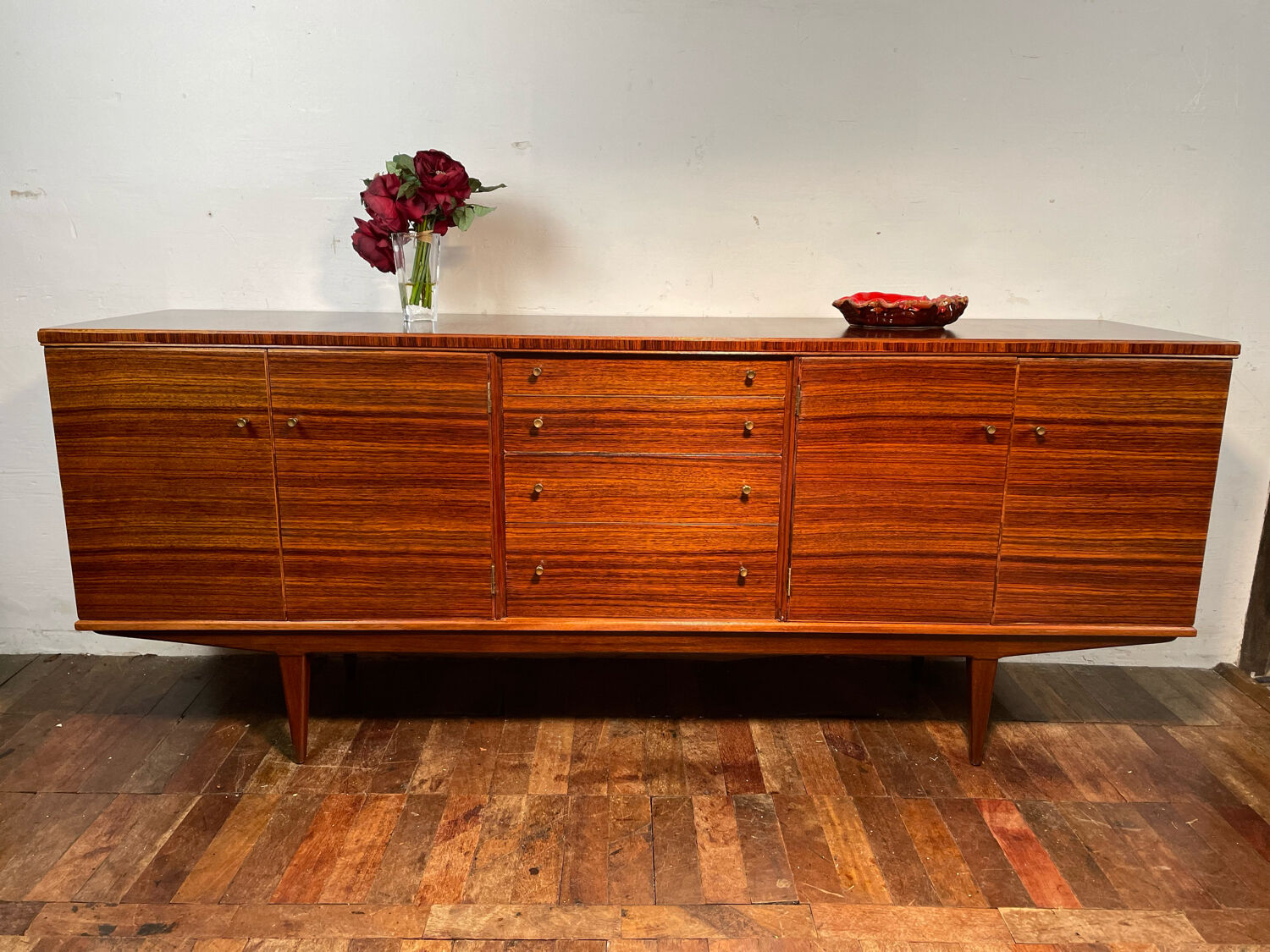 Mid century retro vintage rosewood sideboard by Alfred Cox 1960s