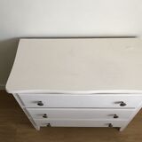Vintage chest of drawers with three drawers