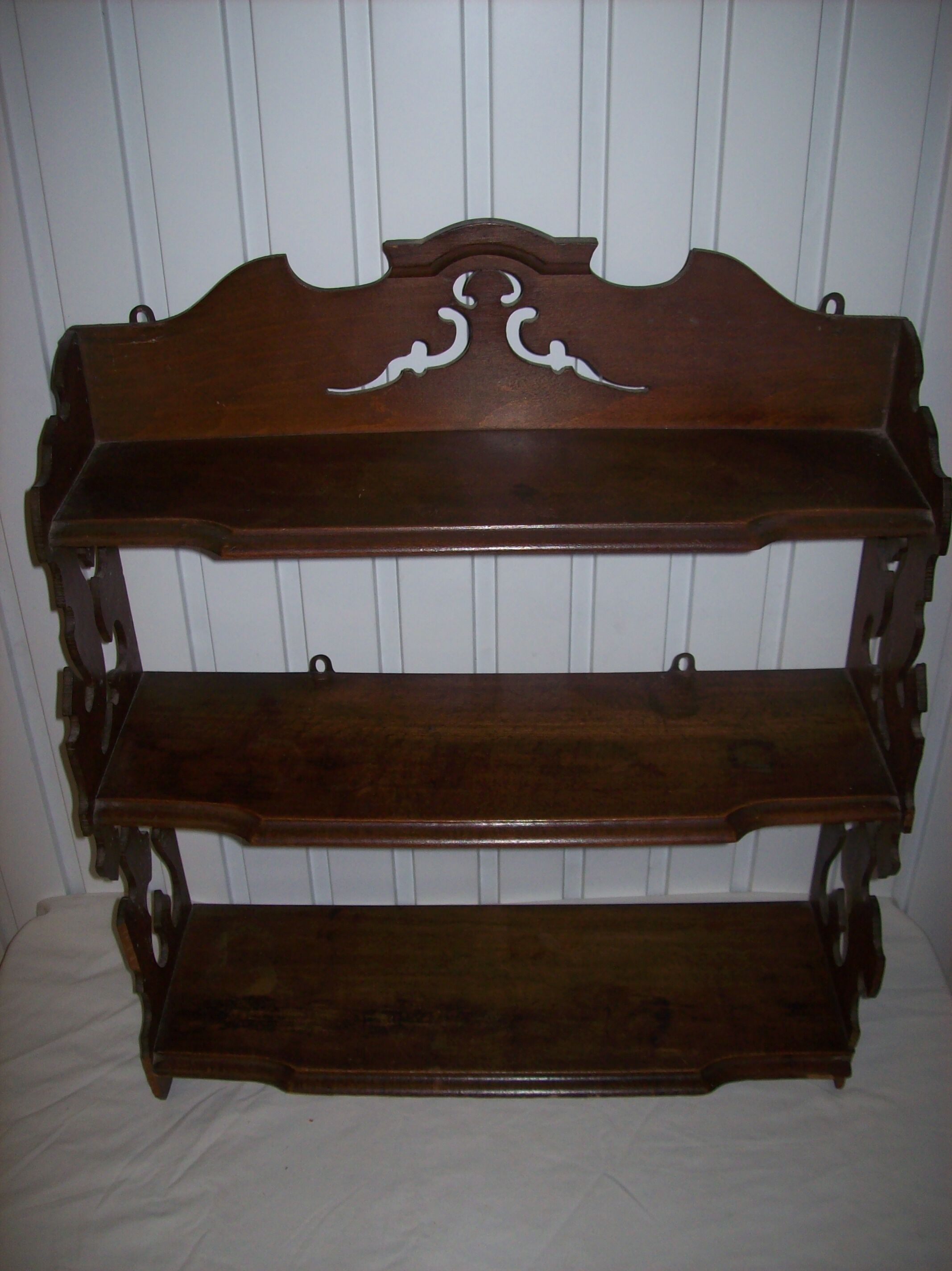 Wooden shelf