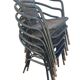 12 fauteuils en fer forgé des années 60