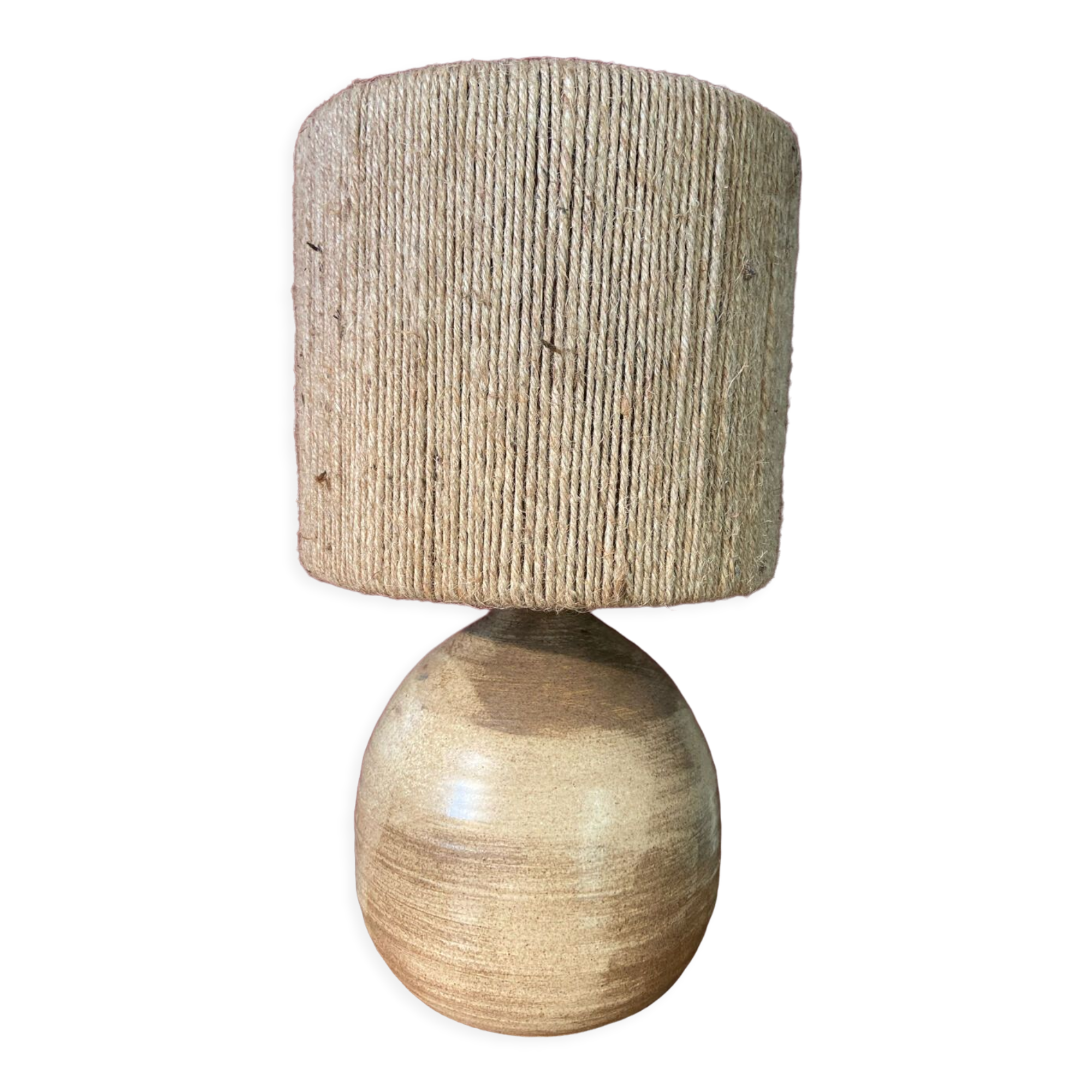 Vintage stoneware lamp