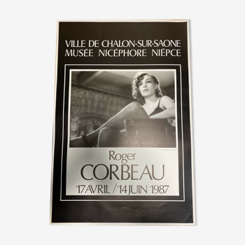 SIMONE SIGNORET – ROGER CORBEAU – ORIGINAL POSTER - 1987 / NIEPCE MUSEUM