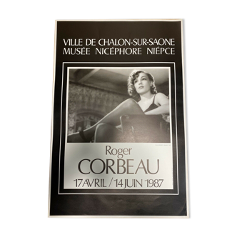 SIMONE SIGNORET – ROGER CORBEAU – ORIGINAL POSTER - 1987 / NIEPCE MUSEUM