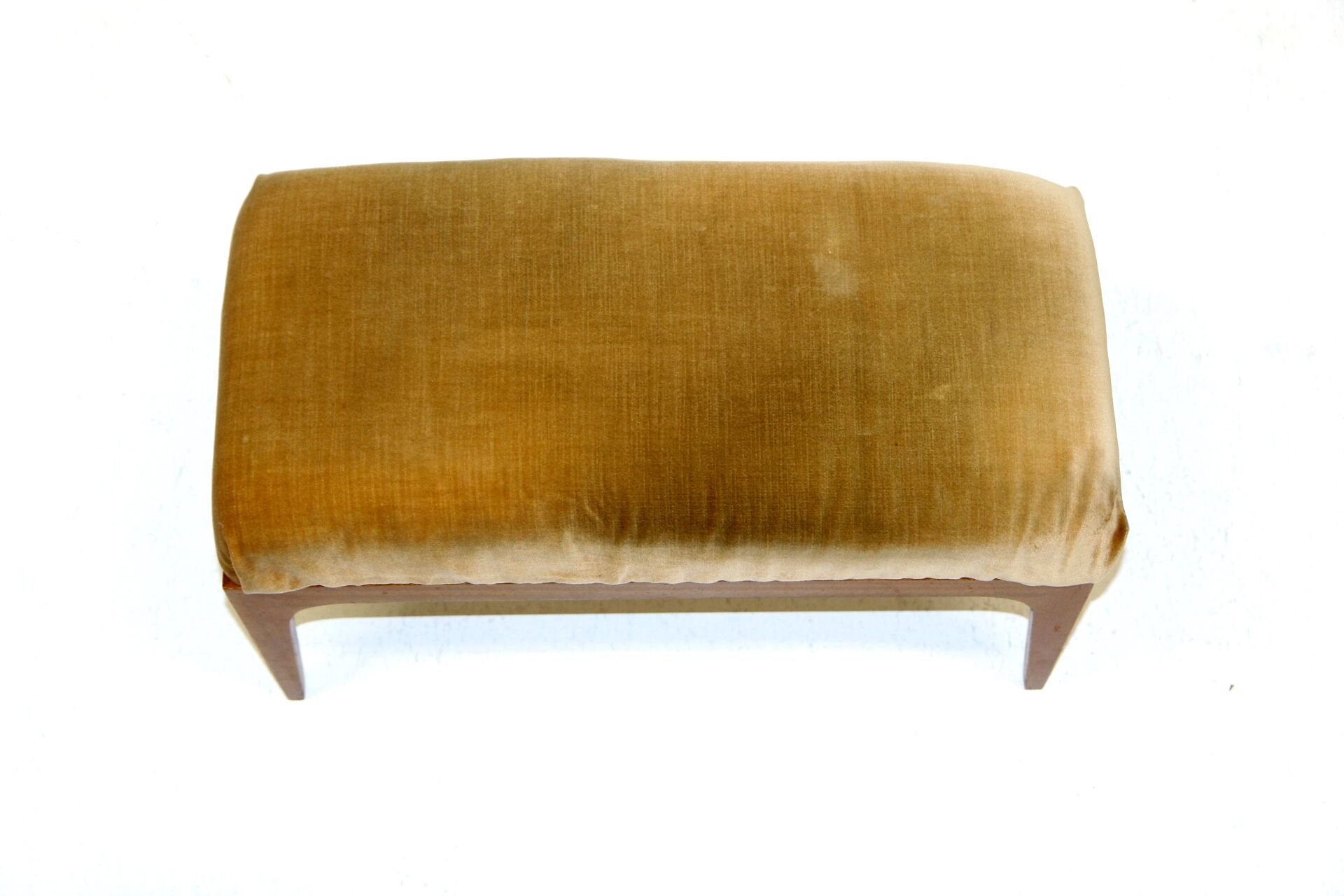 Mahogany "footrest" stool, Sweden, 1950