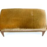Tabouret "repose-pied" en acajou, Suède, 1950
