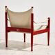 Fauteuil lounge safari modèle 30 par Erik Wørts pour Niels Eilersen