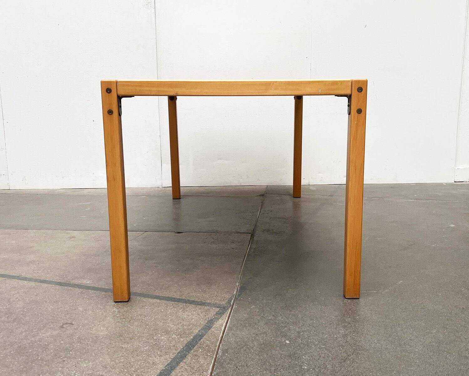 Vintage German Postmodern dining table or desk from the Profilsystem series by Flötotto, 1970s.
