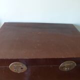 Old asian trunk leather