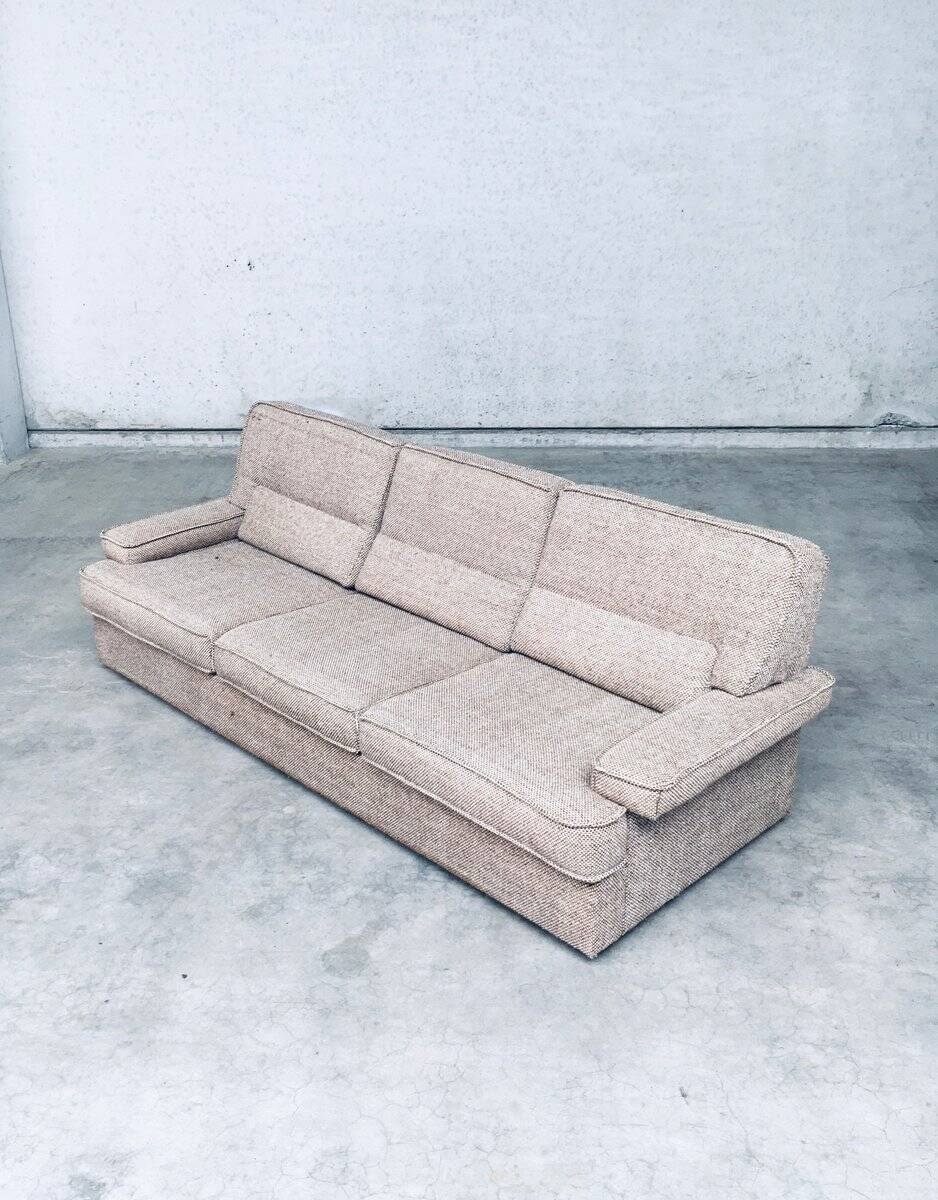 Mid-Century Modern Boucle 3 Seat Sofa, Italy, 1970s