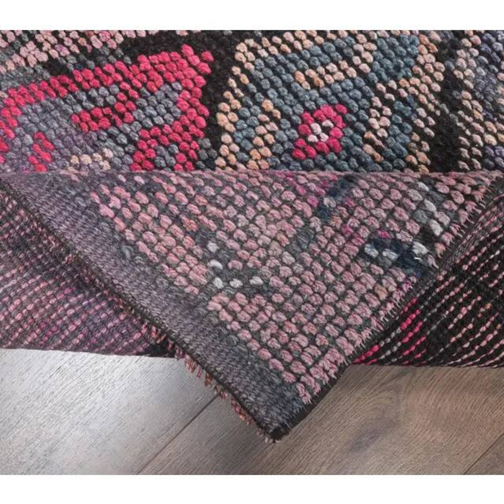 Vintage Turkish Hand-Knotted Hallway Runner  71x313