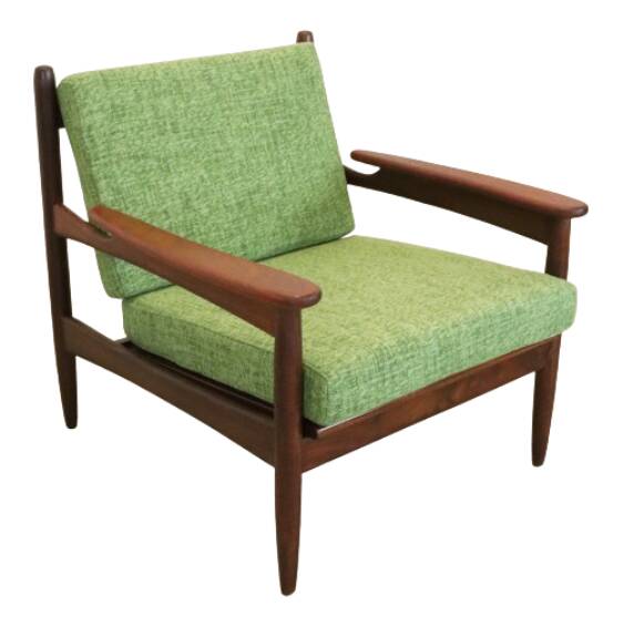 vintage mid century teak Fauteuil 'Rozendaal'