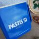 Vintage pastis 51 blue plastic decanter